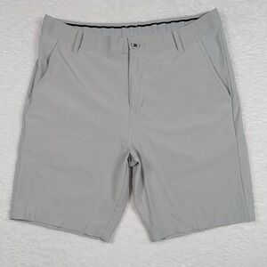 Puma Golf Shorts Mens 32 Gray Stretch Twill Performance Quick Dry Pockets